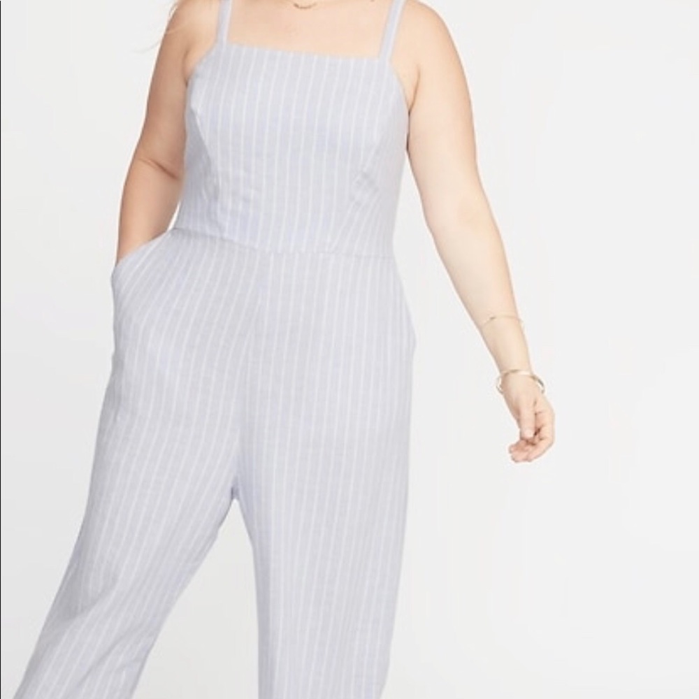 Tank style jumpsuit.